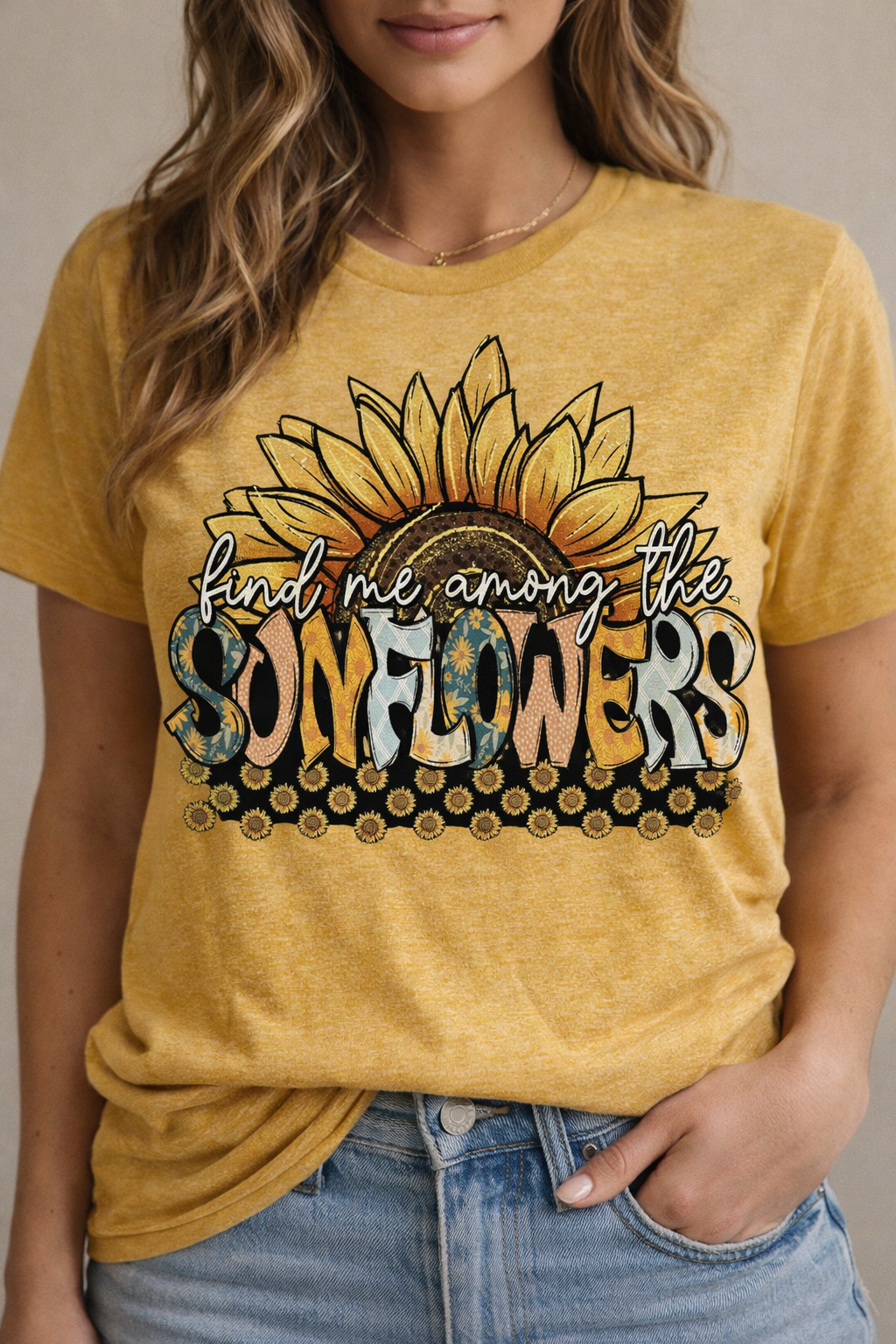 Among the Sunflowers