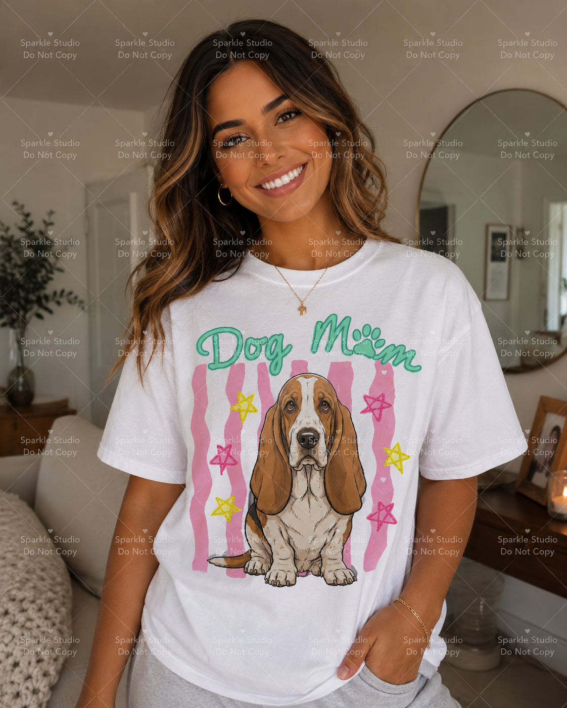 Basset Dog Mom