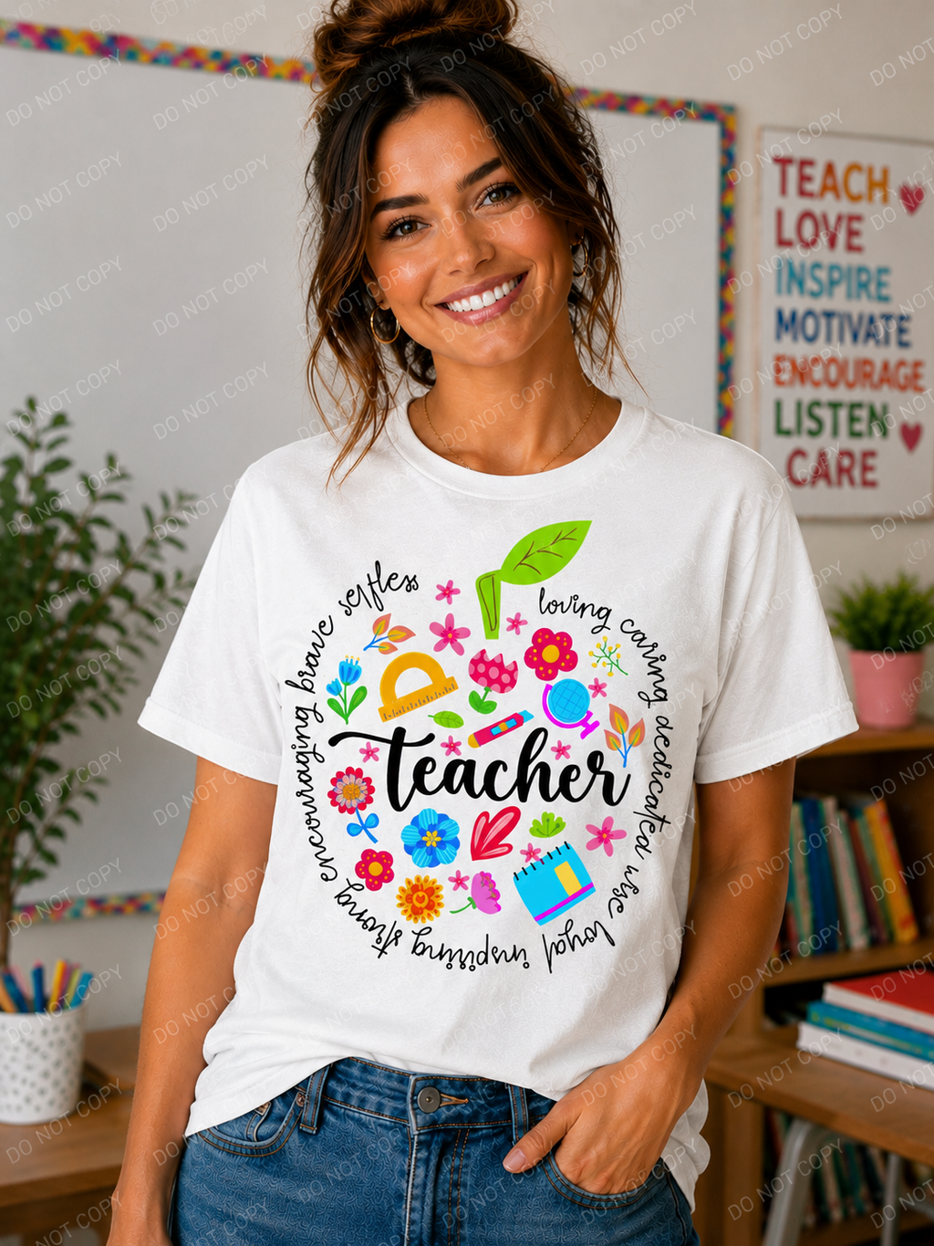 Teacher Apple Tee
