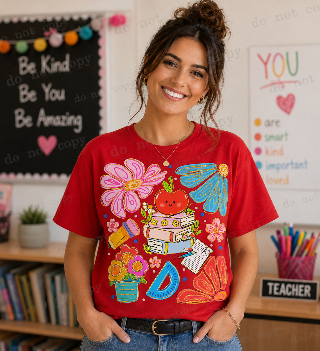 Teacher Flower Tee