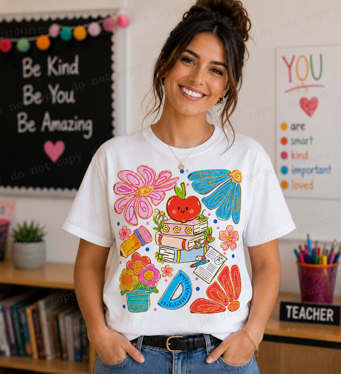 Teacher Flower Tee