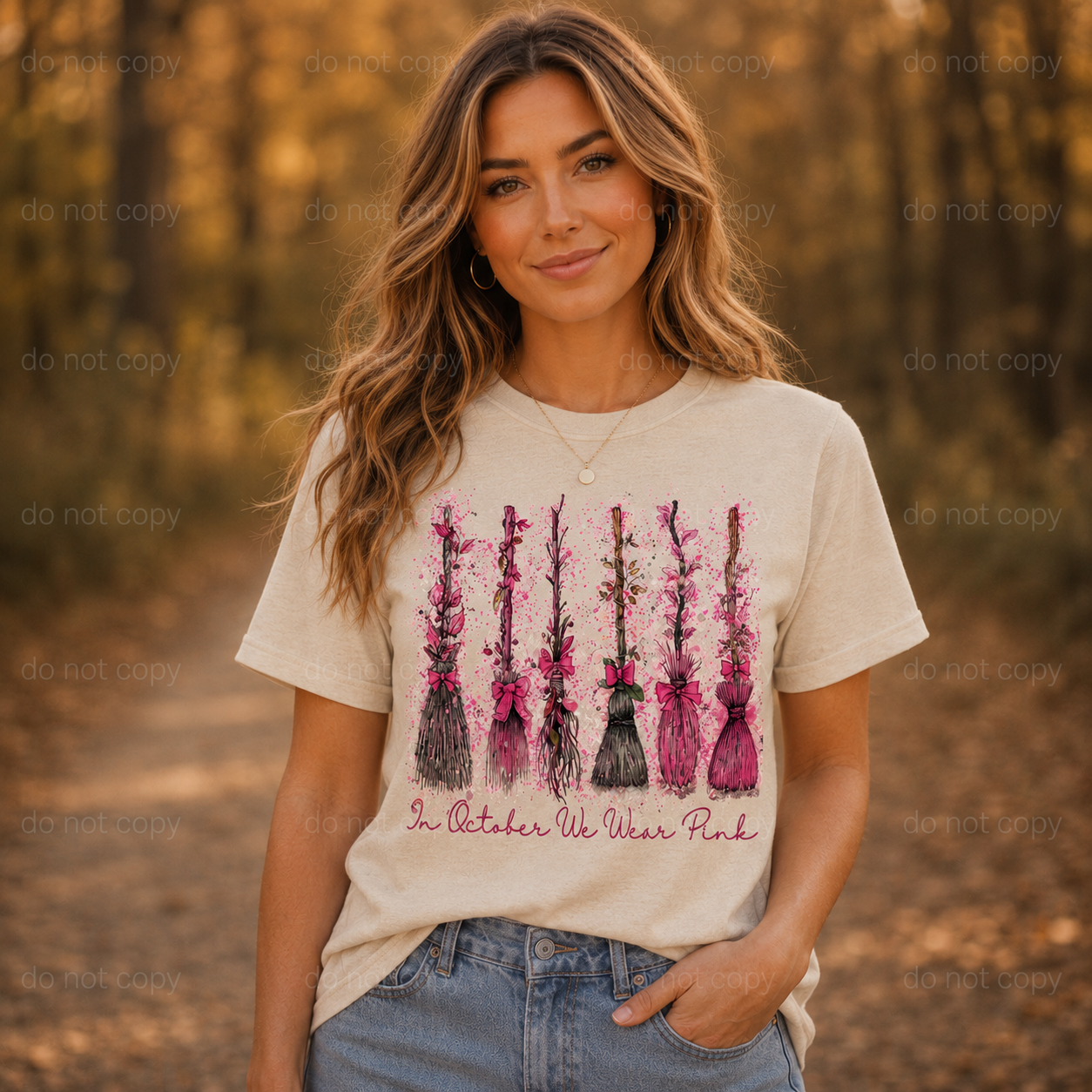 Pink October Brooms