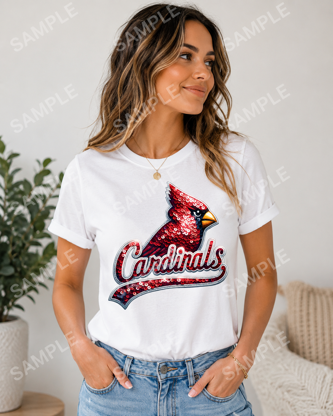 Cardinals Sequin