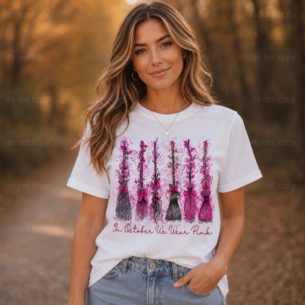 Pink October Brooms