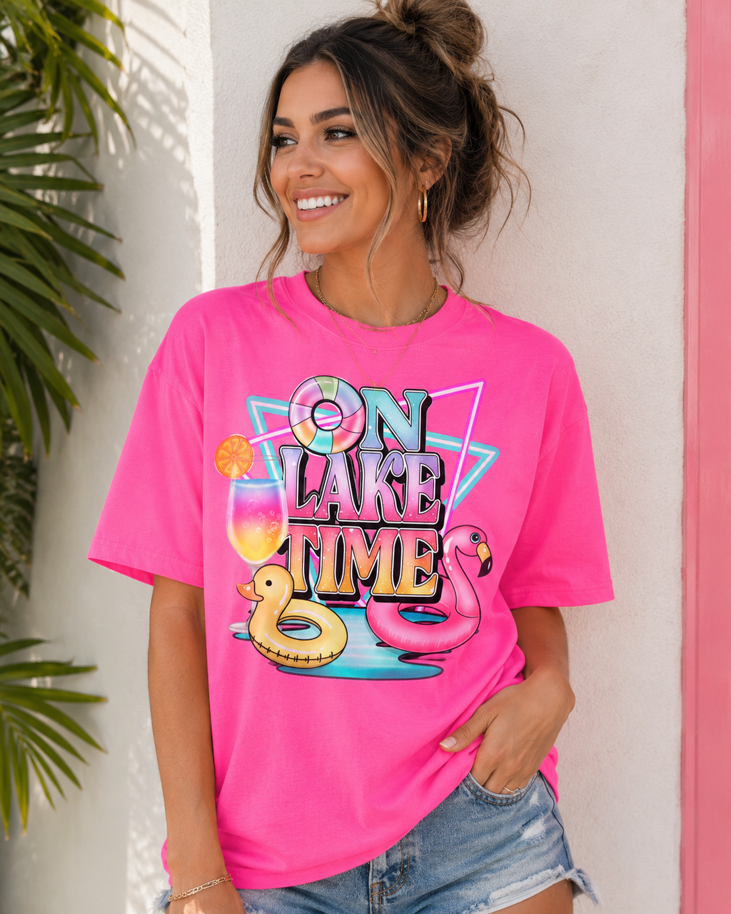 On Lake Time Tee