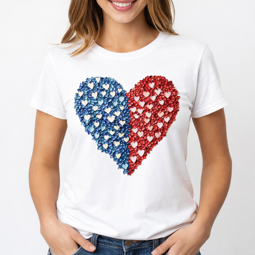 Short Sleeve American Heart